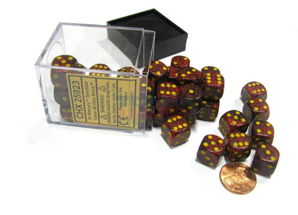 Gamers Guild AZ Chessex CHX25923 - Chessex 12mm Mercury Speckled Chessex
