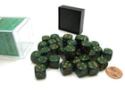 Gamers Guild AZ Chessex CHX25935 - Chessex 12mm Golden Recon Speckled Chessex