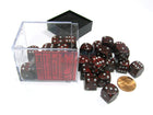 Gamers Guild AZ Chessex CHX25944 - Chessex 12mm Silver Volcano Speckled Chessex