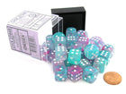 Gamers Guild AZ Chessex CHX27945 - Chessex 12mm Nebula Wisteria White Luminary Chessex
