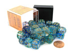 Gamers Guild AZ Chessex CHX27956 – Chessex 12mm Nebula Oceanic Gold Luminary Chessex