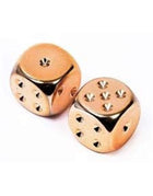 Gamers Guild AZ Chessex CHX29011 - Chessex Copper Plated Dice Chessex