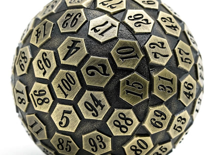 Gamers Guild AZ Chinese Dice Metal D100 - Bronze Alibaba