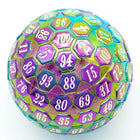 Gamers Guild AZ Chinese Dice Metal D100 - Rainbow Alibaba