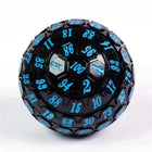 Gamers Guild AZ Chinese Dice Plastic D100 - Black & Blue Alibaba