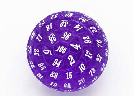 Gamers Guild AZ Chinese Dice Plastic D100 - Purple Alibaba