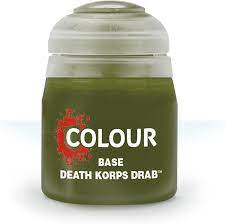 Gamers Guild AZ Citadel Citadel Paint: Base - Death Korps Drab (12ml) Games-Workshop