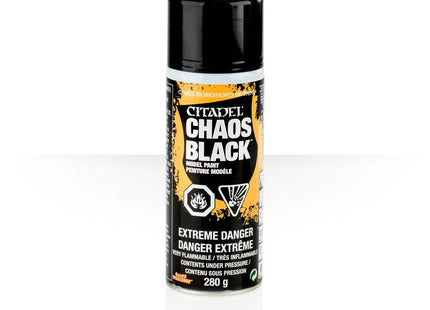 Gamers Guild AZ Citadel Citadel: Spray Paint - Chaos Black Games-Workshop