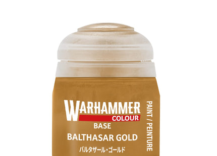 Gamers Guild AZ Citadel Warhammer Colour Paint: Base - Balthasar Gold (12ml) Games-Workshop