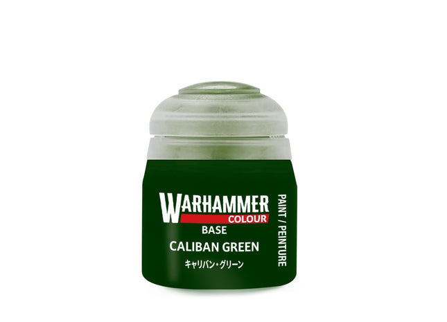 Gamers Guild AZ Citadel Warhammer Colour Paint: Base - Caliban Green (12ml) Games-Workshop