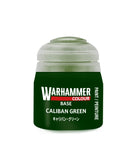Gamers Guild AZ Citadel Warhammer Colour Paint: Base - Caliban Green (12ml) Games-Workshop