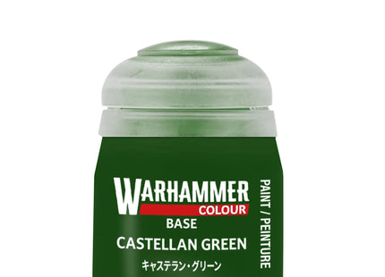 Gamers Guild AZ Citadel Warhammer Colour Paint: Base - Castellan Green (12ml) Games-Workshop
