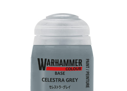 Gamers Guild AZ Citadel Warhammer Colour Paint: Base - Celestra Grey (12ml) Games-Workshop