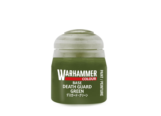 Gamers Guild AZ Citadel Warhammer Colour Paint: Base - Death Guard Green (12ml) Games-Workshop