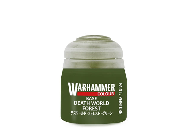 Gamers Guild AZ Citadel Warhammer Colour Paint: Base - Deathworld Forest (12ml) Games-Workshop