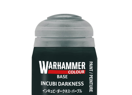 Gamers Guild AZ Citadel Warhammer Colour Paint: Base - Incubi Darkness (12ml) Games-Workshop
