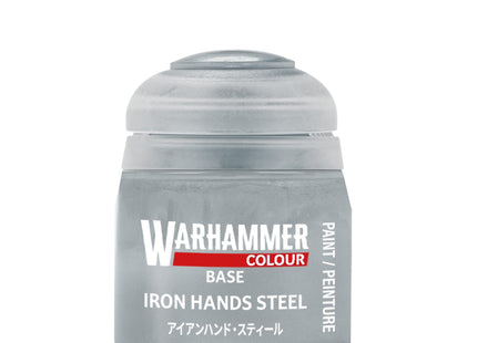 Gamers Guild AZ Citadel Warhammer Colour Paint: Base - Iron Hands Steel (12ml) Games-Workshop