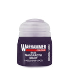 Gamers Guild AZ Citadel Warhammer Colour Paint: Base - Naggaroth Night (12ml) Games-Workshop