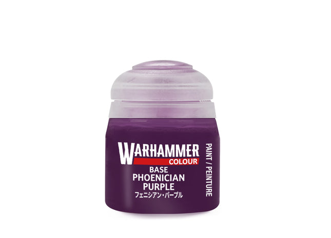 Gamers Guild AZ Citadel Warhammer Colour Paint: Base - Phoenician Purple (12ml) Games-Workshop