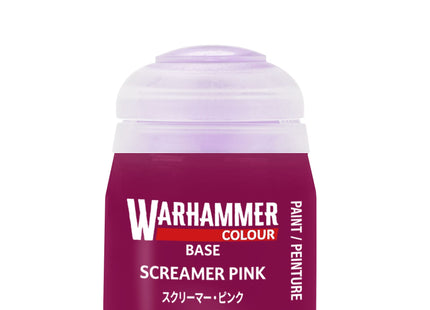 Gamers Guild AZ Citadel Warhammer Colour Paint: Base - Screamer Pink (12ml) Games-Workshop