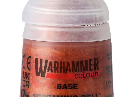 Gamers Guild AZ Citadel Warhammer Colour Paint: Base - Screaming Bell (12ml) Games-Workshop