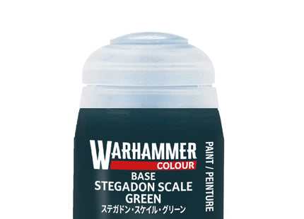 Gamers Guild AZ Citadel Warhammer Colour Paint: Base - Stegadon Scale Green (12ml) Games-Workshop