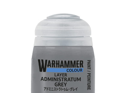 Gamers Guild AZ Citadel Warhammer Colour Paint: Layer - Administratum Grey (12ml) Games-Workshop