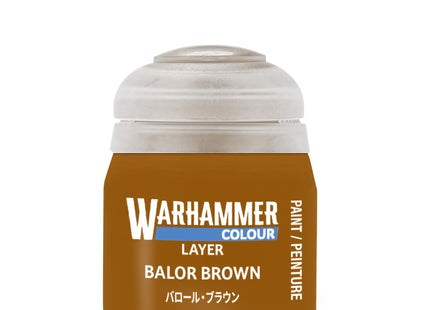 Gamers Guild AZ Citadel Warhammer Colour Paint: Layer - Balor Brown (12ml) Games-Workshop