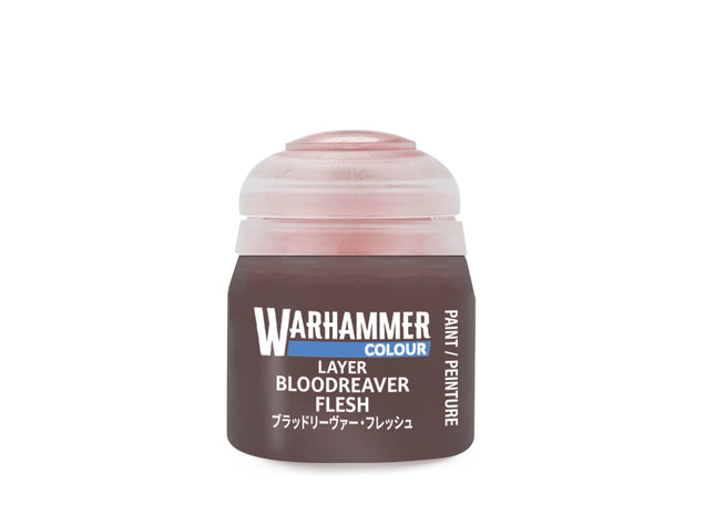 Gamers Guild AZ Citadel Warhammer Colour Paint: Layer - Bloodreaver Flesh (12ml) Games-Workshop