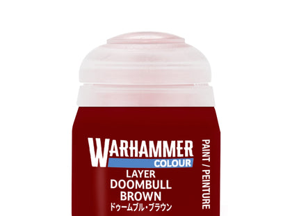 Gamers Guild AZ Citadel Warhammer Colour Paint: Layer - Doombull Brown (12ml) Games-Workshop