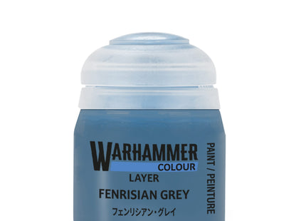 Gamers Guild AZ Citadel Warhammer Colour Paint: Layer - Fenrisian Grey (12ml) Games-Workshop