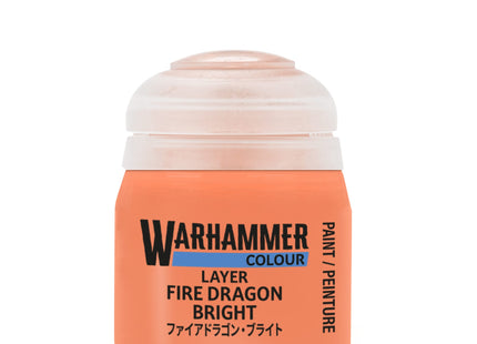 Gamers Guild AZ Citadel Warhammer Colour Paint: Layer - Fire Dragon  (12ml) Games-Workshop