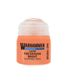 Gamers Guild AZ Citadel Warhammer Colour Paint: Layer - Fire Dragon  (12ml) Games-Workshop