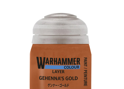 Gamers Guild AZ Citadel Warhammer Colour Paint: Layer - Gehenna's Gold (12ml) Games-Workshop