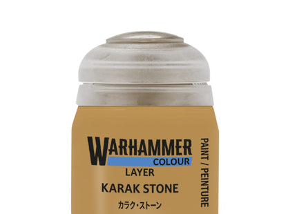 Gamers Guild AZ Citadel Warhammer Colour Paint: Layer - Karak Stone (12ml) Games-Workshop