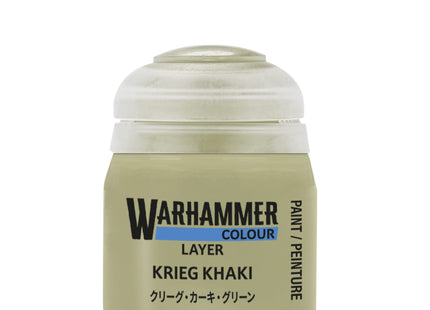 Gamers Guild AZ Citadel Warhammer Colour Paint: Layer - Krieg Khaki (12ml) Games-Workshop