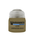 Gamers Guild AZ Citadel Warhammer Colour Paint: Layer - Liberator Gold (12ml) Games-Workshop