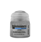 Gamers Guild AZ Citadel Warhammer Colour Paint: Layer - Runefang Steel (12ml) Games-Workshop