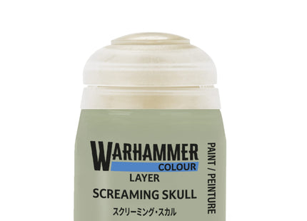 Gamers Guild AZ Citadel Warhammer Colour Paint: Layer - Screaming Skull (12ml) Games-Workshop