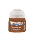 Gamers Guild AZ Citadel Warhammer Colour Paint: Layer - Skrag Brown (12ml) Games-Workshop