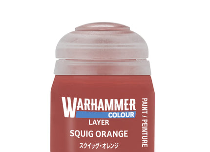 Gamers Guild AZ Citadel Warhammer Colour Paint: Layer - Squig Orange (12ml) Games-Workshop