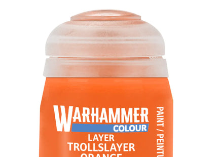 Gamers Guild AZ Citadel Warhammer Colour Paint: Layer - Troll Slayer Orange (12ml) Games-Workshop