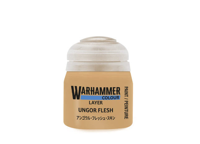 Gamers Guild AZ Citadel Warhammer Colour Paint: Layer - Ungor Flesh (12ml) Games-Workshop