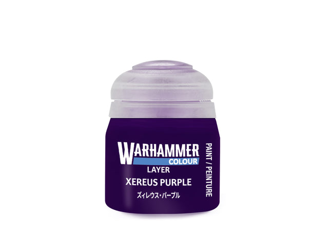 Gamers Guild AZ Citadel Warhammer Colour Paint: Layer - Xereus Purple (12ml) Games-Workshop