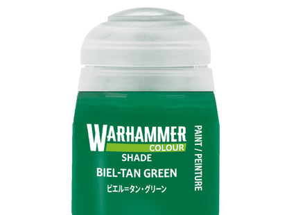 Gamers Guild AZ Citadel Warhammer Colour Paint: Shade - Biel-Tan Green (18ml) Games-Workshop
