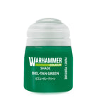 Gamers Guild AZ Citadel Warhammer Colour Paint: Shade - Biel-Tan Green (18ml) Games-Workshop