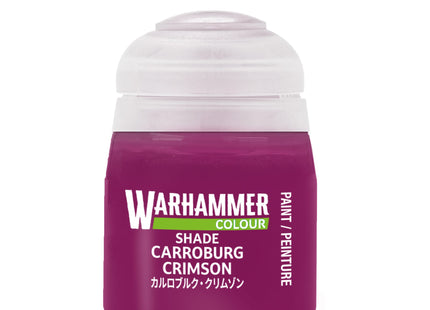 Gamers Guild AZ Citadel Warhammer Colour Paint: Shade - Carroburg Crimson (18ml) Games-Workshop