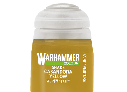 Gamers Guild AZ Citadel Warhammer Colour Paint: Shade - Casandora Yellow (18ml) Games-Workshop