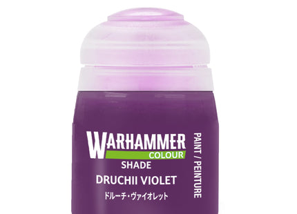 Gamers Guild AZ Citadel Warhammer Colour Paint: Shade - Druchii Violet (18ml) Games-Workshop