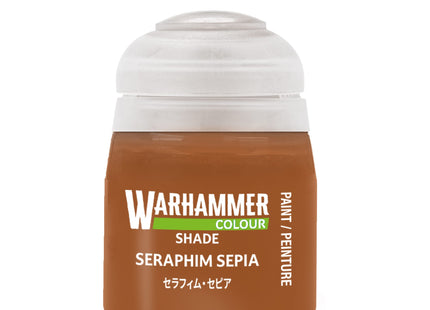 Gamers Guild AZ Citadel Warhammer Colour Paint: Shade - Seraphim Sepia (18ml) Games-Workshop